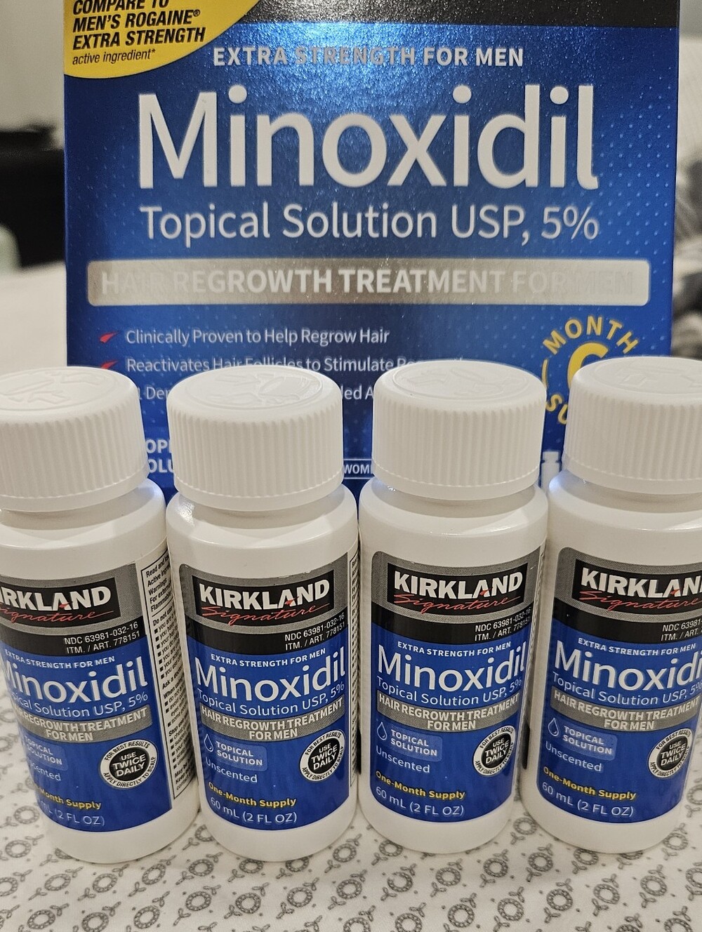 Kirkland Minoxidil 5% Topical Solution -NWT